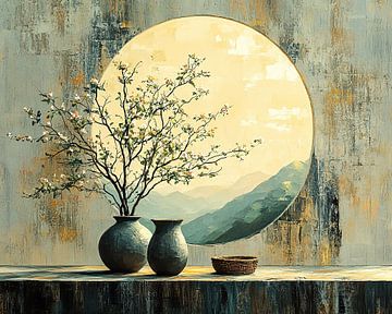Herfst Stilleven Modern van Kunst Kriebels