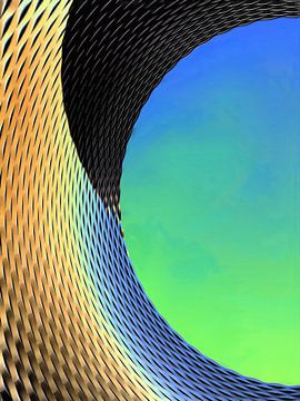 Abstract geometrische vormen van Maurice Dawson