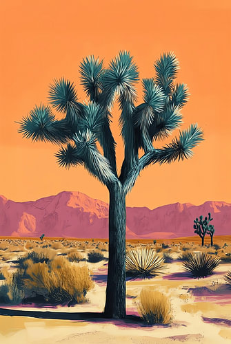 Coucher de soleil à Joshua Tree III