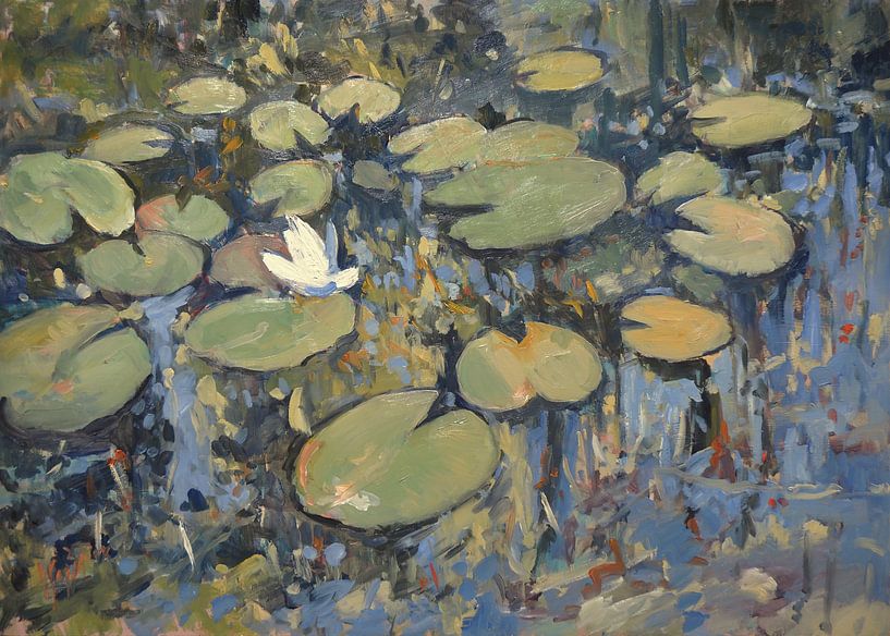 Waterlelies #032021 van Nop Briex