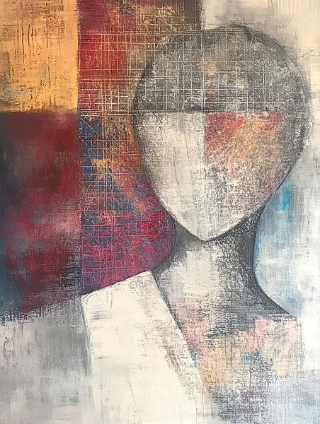 Modern Figuur | Emotive Canvas van Zen en Meer
