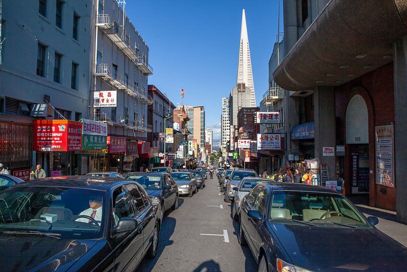 San Francisco - Rush Hour in Chinatown by t.ART