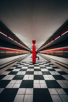 Hamburg Metro Station von Iman Azizi