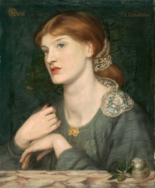 Il Ramoscello, Dante Gabriel Rossetti by Masterful Masters