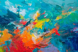 Vitalität in Farbe: Tanz der Energie und Emotionen