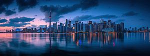 Skyline am Abend