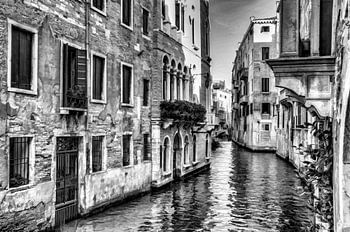 Venice Italy, Digital art III in black and white