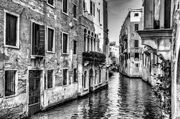 Venice Italy, Digital art III in black and white