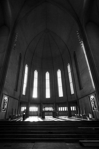 Geloof altaar in een kerk Religie