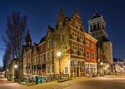 Delft tijdens het Blauwe Uur van Charlene van Koesveld thumbnail