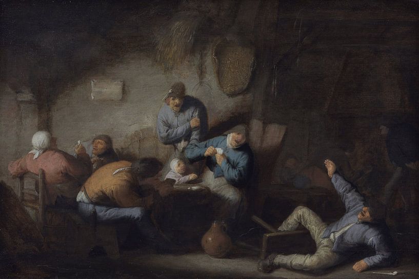 Adriaen van Ostade, Kneipenszene von Atelier Liesjes