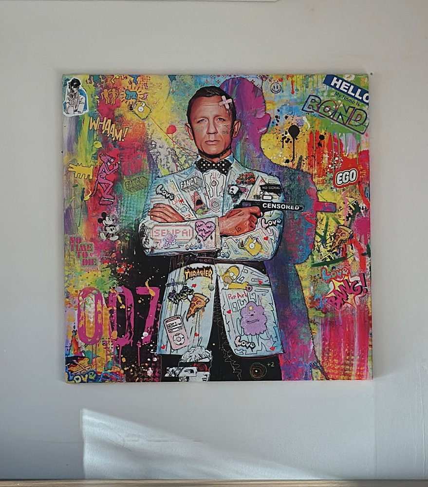 Pop Art | Canvas | James 007 | Hedendaags | Moderne Kunst |