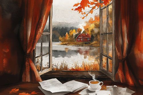 Rustic autumn morning
