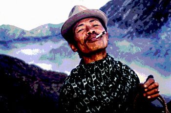 In the mountains of Java