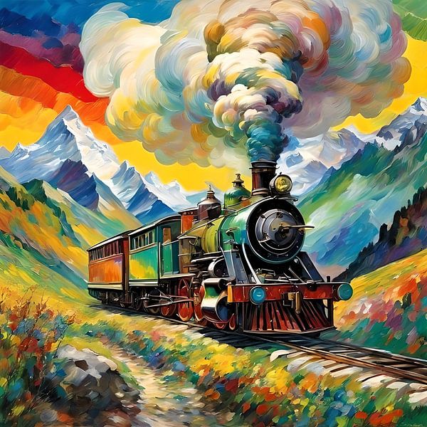 Trainbow van Gert-Jan Siesling