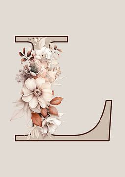 Bohemian initial : L - Mix &amp ; Match sur Design by Pien