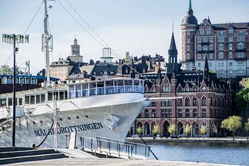 Paysage urbain de Stockholm, Suède sur Martijn de Jong