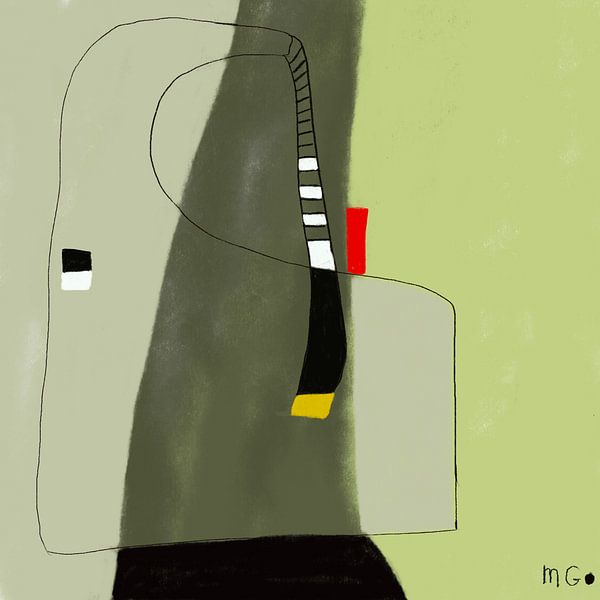 Modern. Abstract. By rail van Martin Groenhout