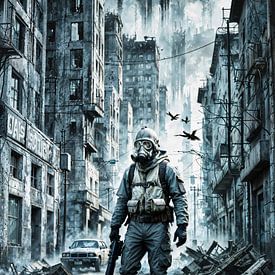 Echo van de Laatste Stad – Post-apocalyptisch Portret van Retrotimes