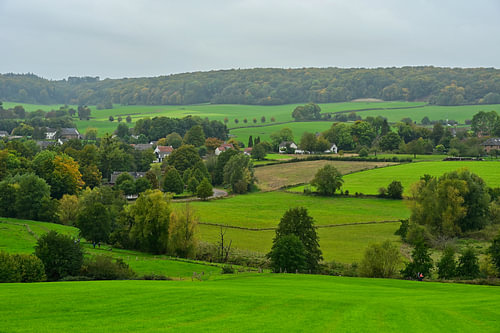 Sanfte Hügellandschaft rund um Slenaken im südlimburgischen Hügelland