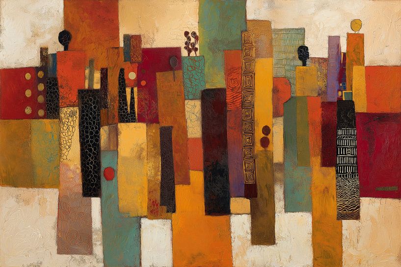 Africa abstract 3 by Bert Nijholt