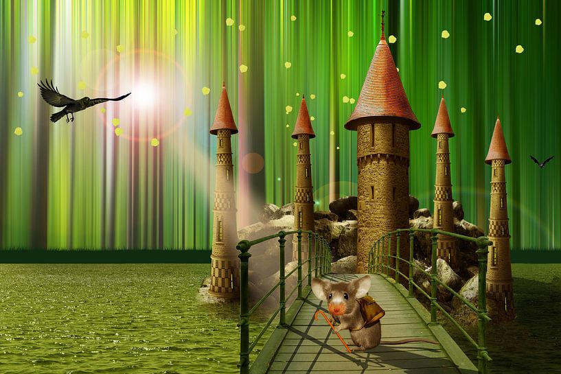 Le château de conte de fées de la souris par Monika Jüngling
