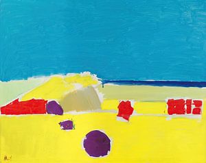 Nicolas de Staël - Strand bei Agrigent (1954)