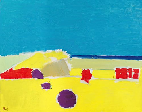 Nicolas de Staël - Beach near Agrigento (1954)