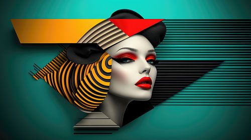 Futuristic elegance in the interplay of geometry