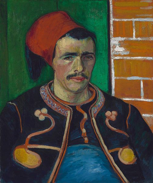 Die Zouave, Vincent van Gogh. von Meisterhafte Meister