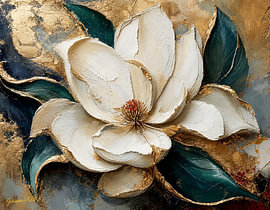 Magnolia in Quiet Gold