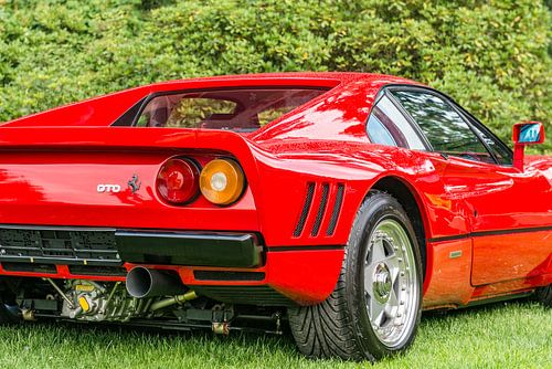 Ferrari 288 GTO jaren '80 sportwagen achteraanzicht