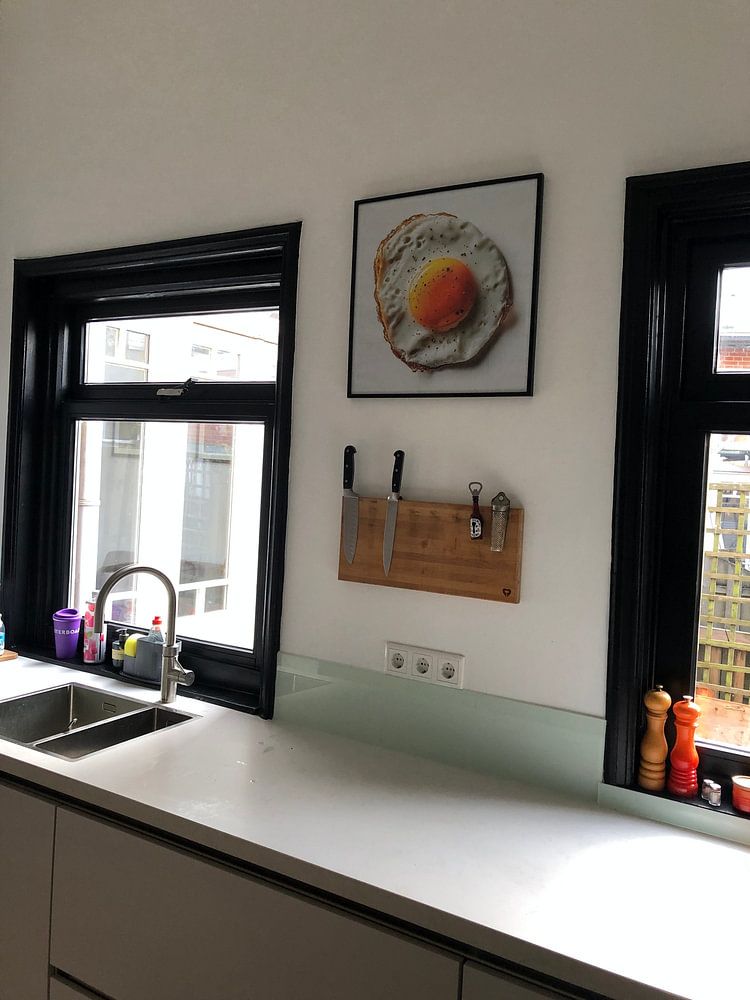 Œuf au plat "sunny side up" - photographie culinaire par Roger VDB