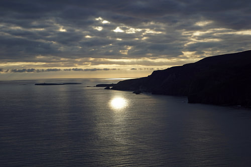 De Slieve League kliffen in het westen van County Donegal, Ierland