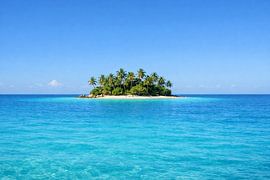 Island Dream in the Turquoise Sea by ButterflyPix