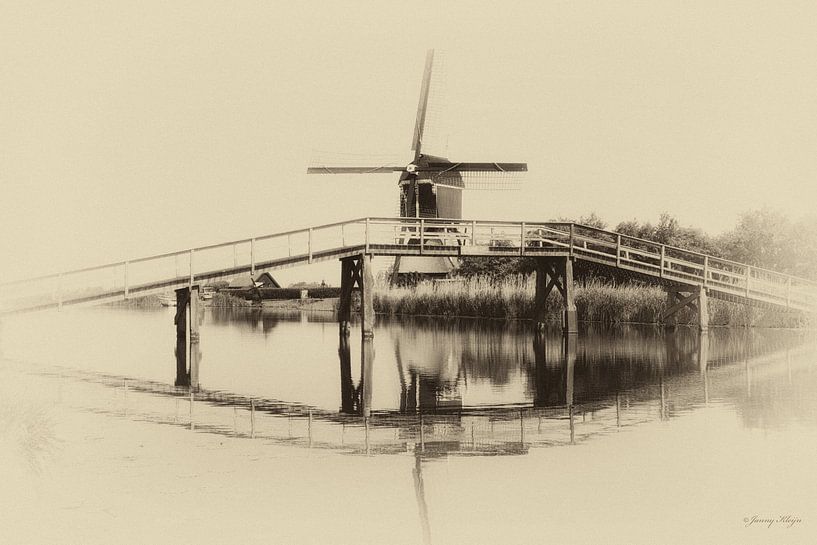 View of Ammerse Kade by Janny Kleijn