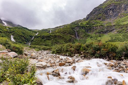 Sur le chemin du sommet dans la vallée du Raurisertal