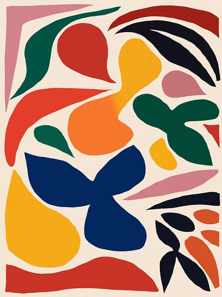 Vivid Abstract Shapes by Little Dean