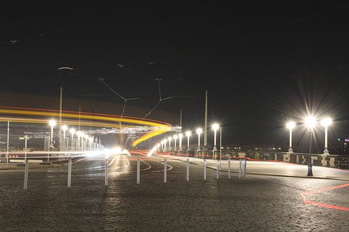 Langzeitbelichtung der Augustusbrücke