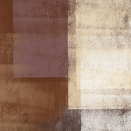 Abstrakte Kunst aus Terrakotta, beige, braun. 2er-Set. Nr. 2 von Dina Dankers