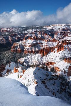 Neige au Cedar Breaks National Monument sur Martin Podt