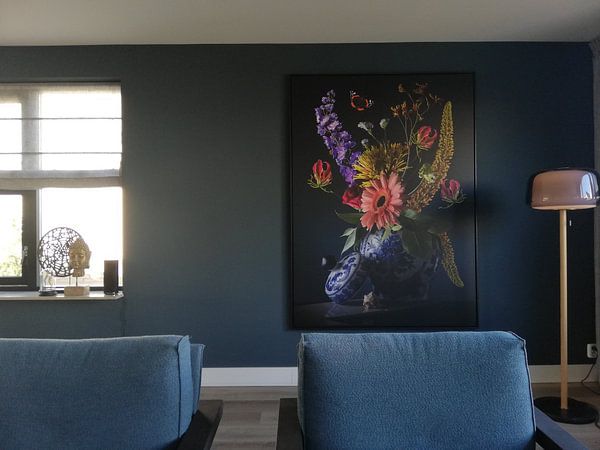 Customer photo: Royal Flora by Fine Art Flower - Artist Sander van Laar, on canvas