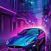 Jaguar XKR-S - Synthwave Neon von MIROKKU