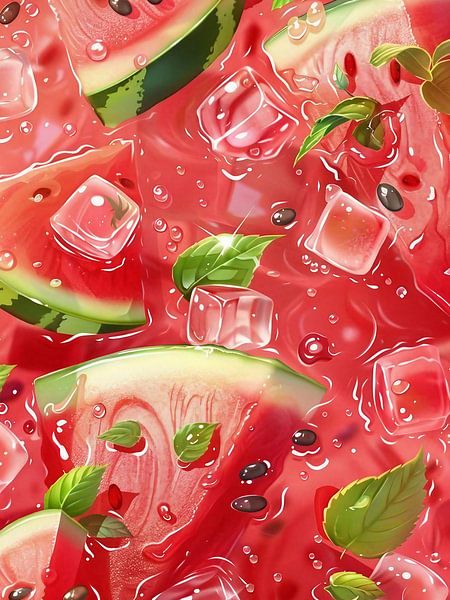 Wassermelone Wasser Früchte von rinda ratuliu