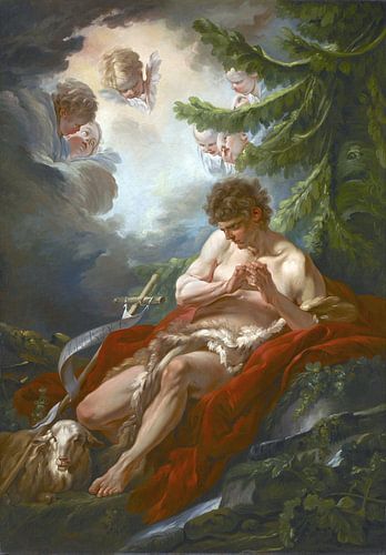 Johannes de Doper, François Boucher, ca 1755