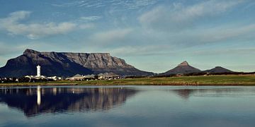 Milnerton Lagoon and Table Mountain by Werner Lehmann