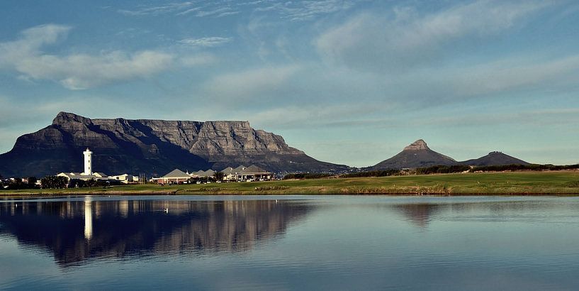 Milnerton Lagune und der Tafelberg von Werner Lehmann
