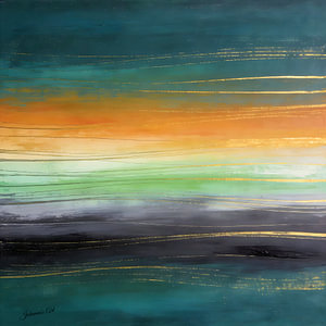 Serenade bei Sonnenuntergang 1: Abstrakte Landschaft