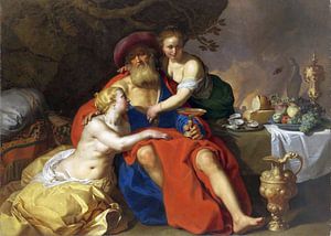 Lot und seine Töchter - Abraham Bloemaert, 1624