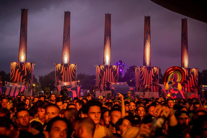 Lowlands chimneys by Marcel Krijgsman